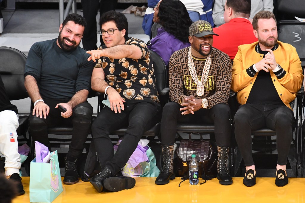 Tai Lopez with Floyd Mayweather Jr.