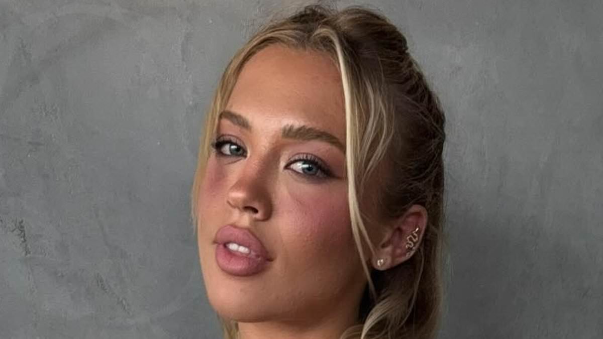 Tammy Hembrow's pale-yellow gown stirs wardrobe worries as braless moment goes near malfunction