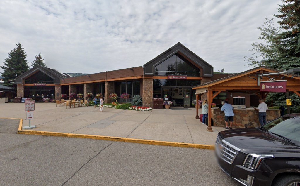 Google Maps image showing top-stressed airports
