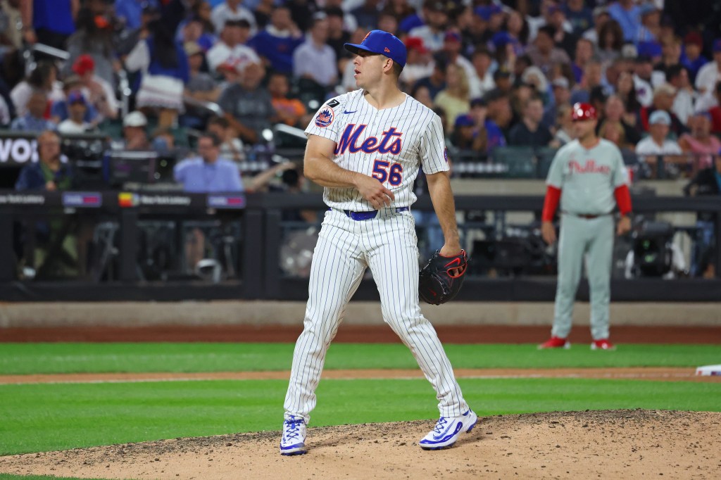 Pitch during Mets game
