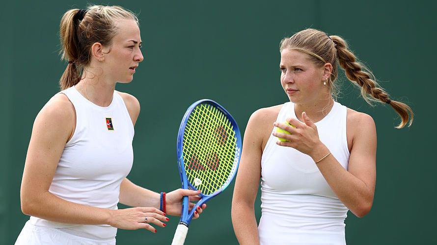 British 16-year-olds Hannah Klugman and Mika Stojsavljevic ready to step up to professional tennis