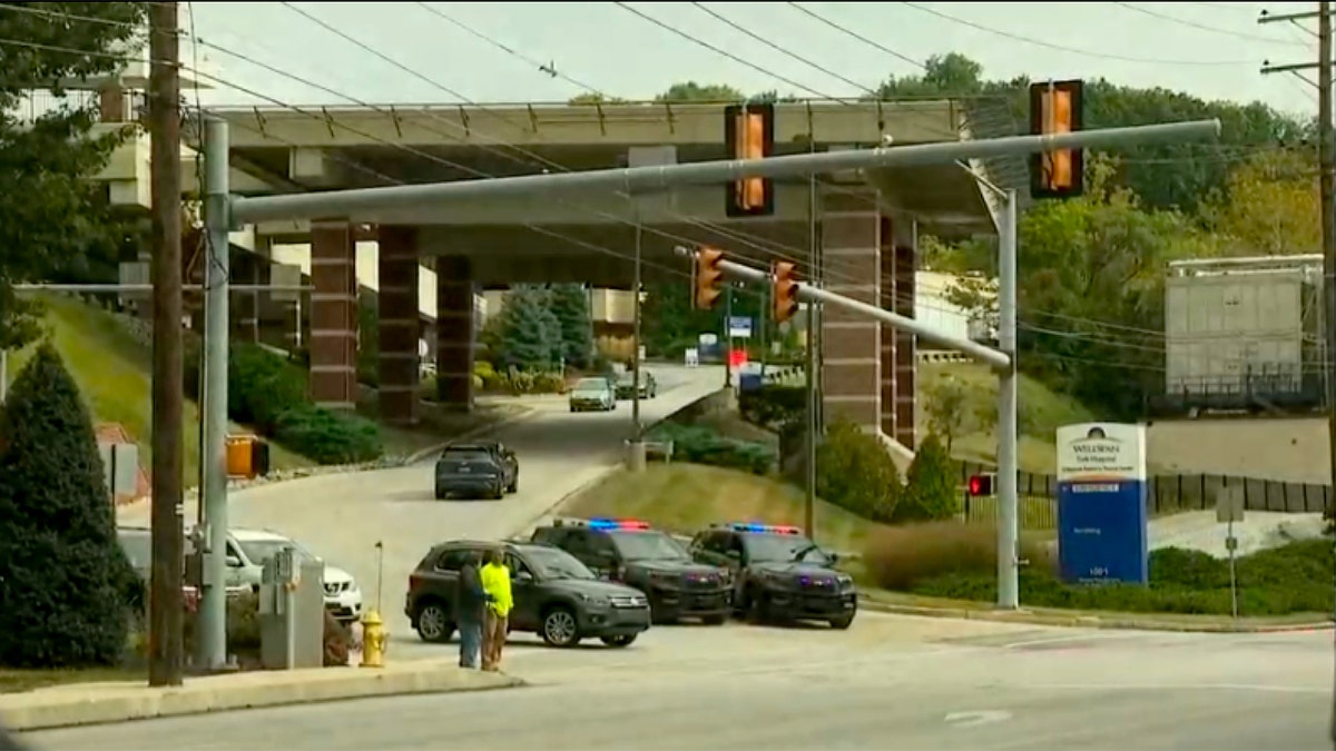 Police outside hospital