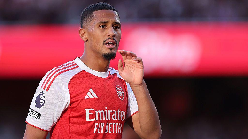 Saliba signs five-year contract to keep Arsenal defender at club through 2030