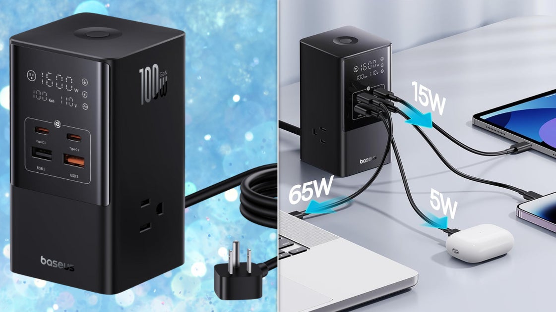 Space‑Saving 7‑in‑1 Charging Tower Listed at 60% Off, HuffPost Reports