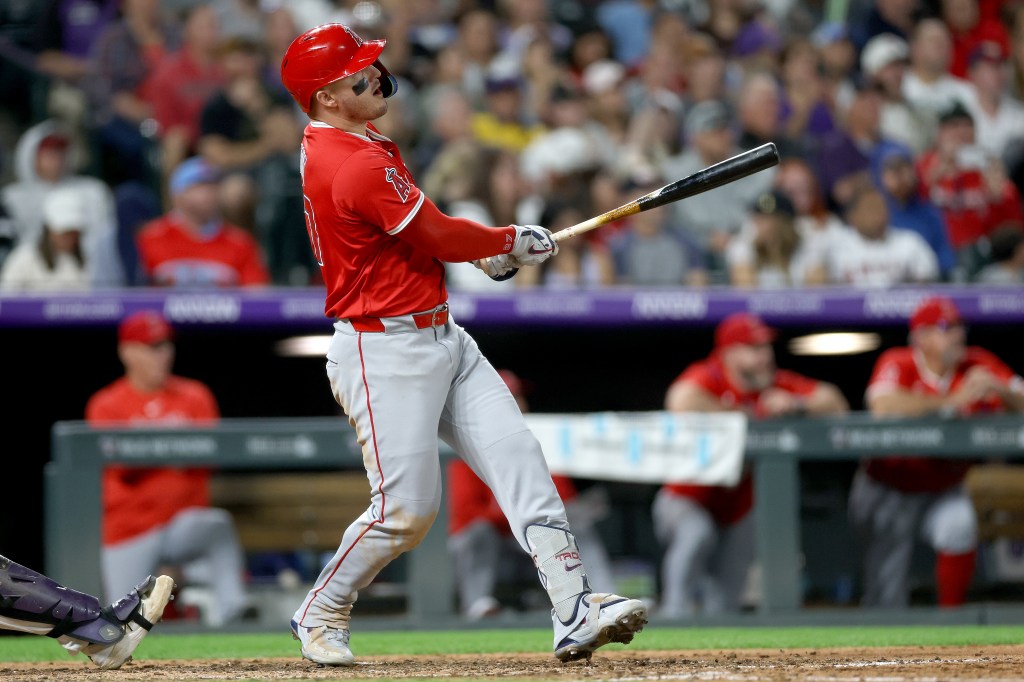 Angels' Mike Trout belts 400th career homer in 3-0 win over Rockies