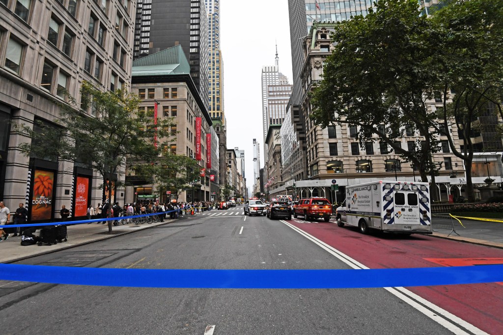 Scene following the Midtown crash