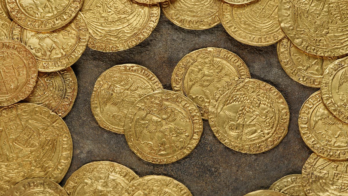 Hampshire couple uncover £230,000 Tudor coin hoard in back garden