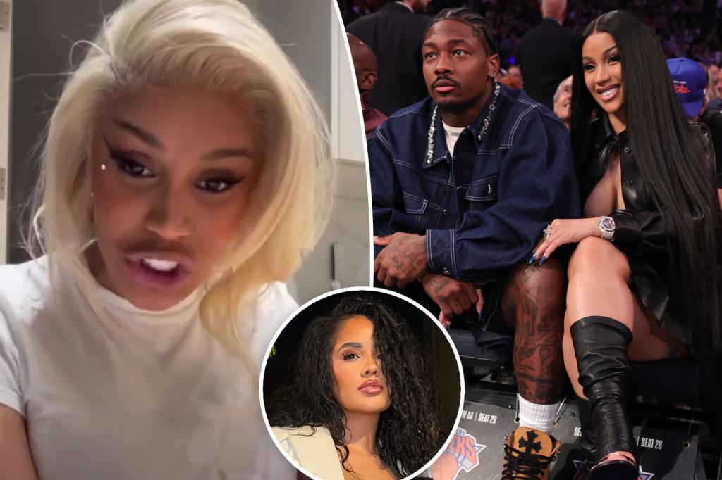 Pregnant Cardi B fires back at Stefon Diggs’ paternity drama: ‘We’ll figure it out, bitch’