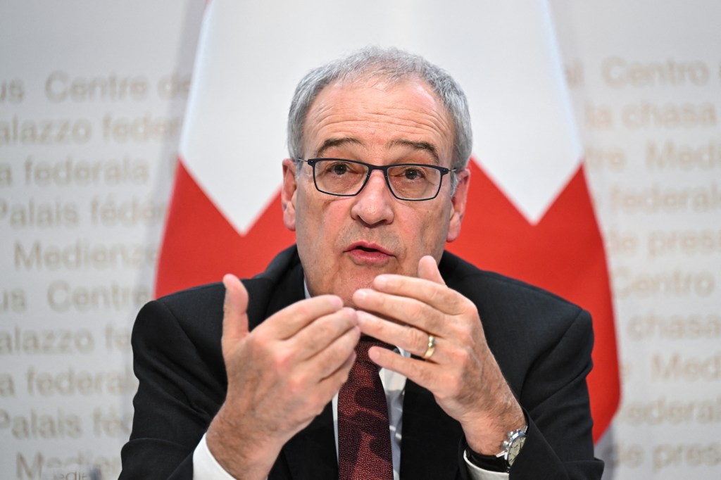 Swiss Economy Minister Guy Parmelin