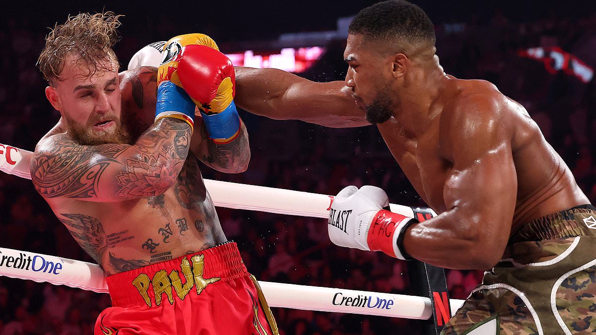 Anthony Joshua stops Jake Paul in sixth round in Miami, but circus leaves boxing fans divided