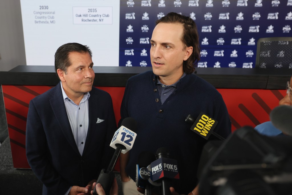 Media at a Ryder Cup press conference