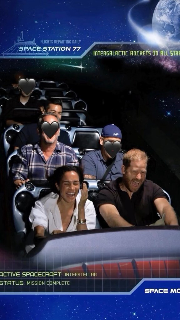 Meghan, Harry and Lilibet at Disneyland