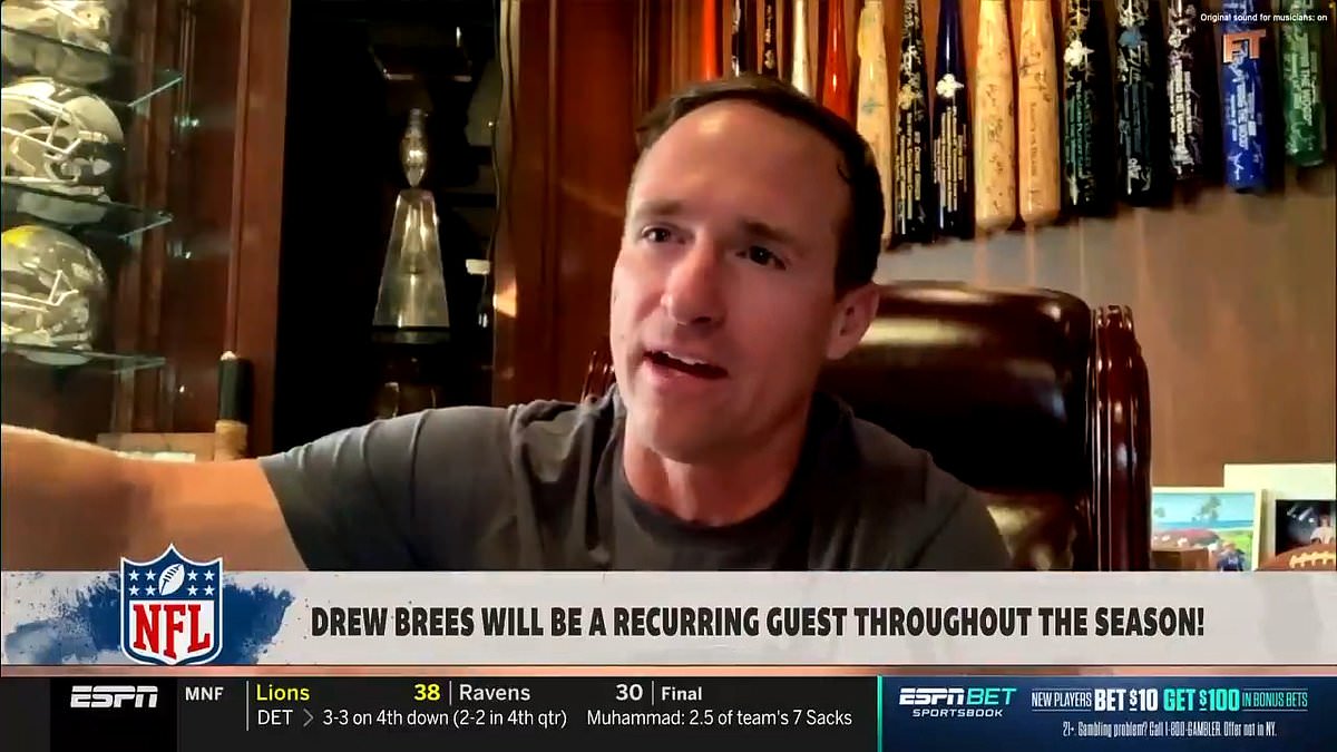Drew Brees calls Eagles offense 'boring' on ESPN debut