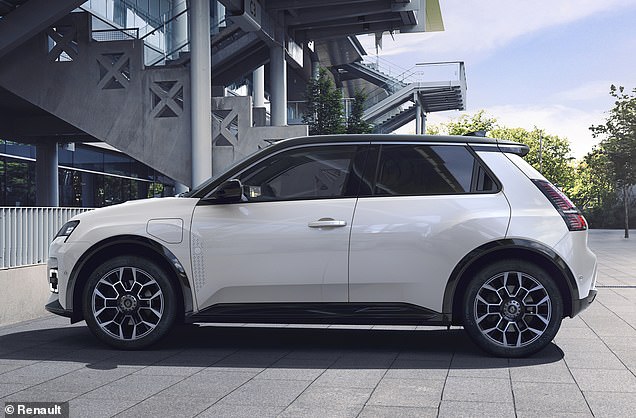 Nissan Micra EV interior cabin showing screens