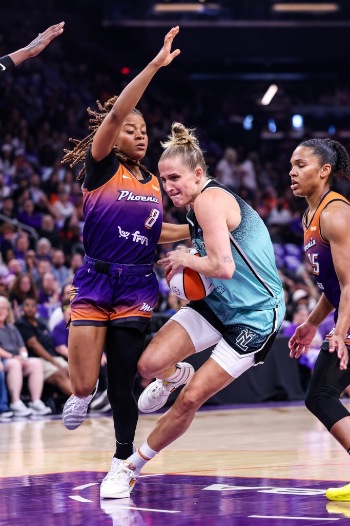 Leonie Fiebich’s late surge lifts Liberty to 76-69 OT win over Mercury