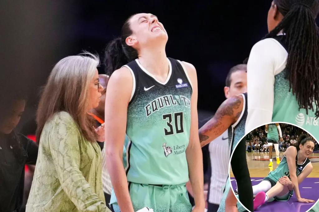 Breanna Stewart says she has sprained MCL, listed questionable for Liberty Game 2