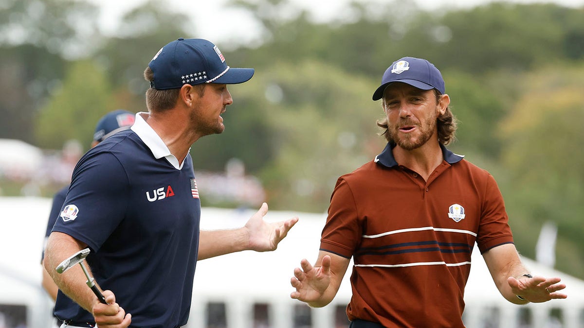 Tommy Fleetwood and Bryson DeChambeau