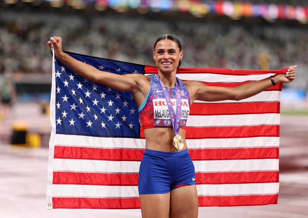 Gold medalist Sydney McLaughlin-Levrone