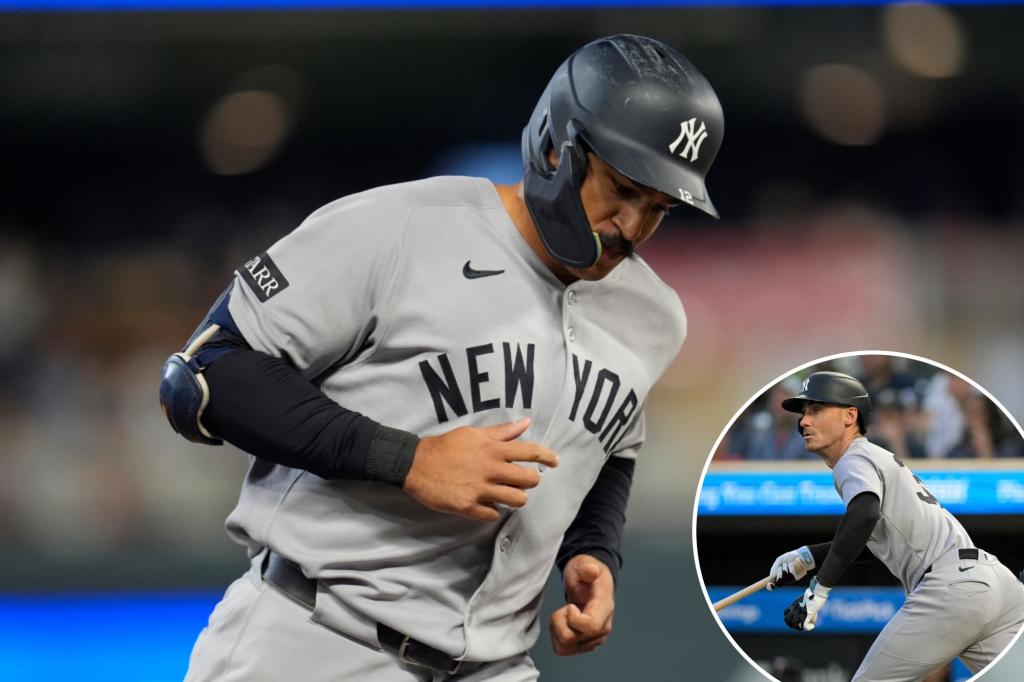 Grisham's two-homer night lifts Yankees past Twins, tightens AL East hold