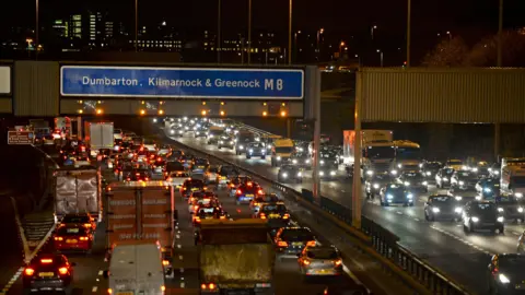 Nine months of roadworks to hit Glasgow’s M8 at Junction 26