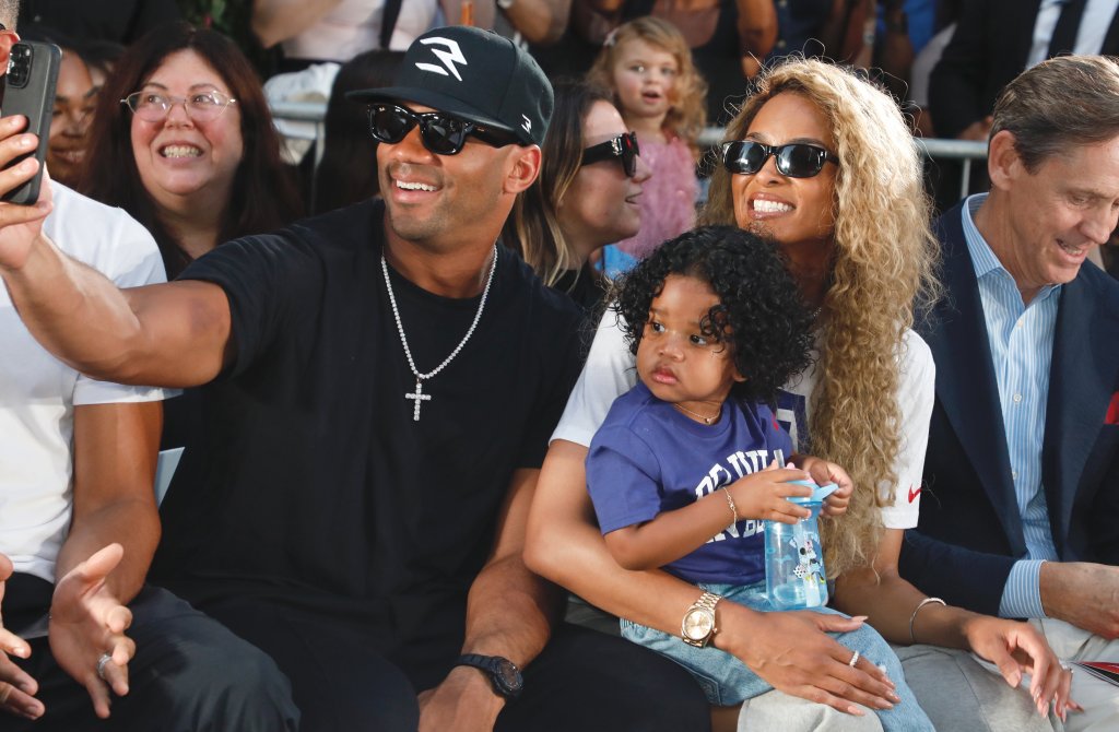 Russell Wilson, Ciara Cheer on Kids at NYC Runway Show Ahead of Giants’ Home Opener