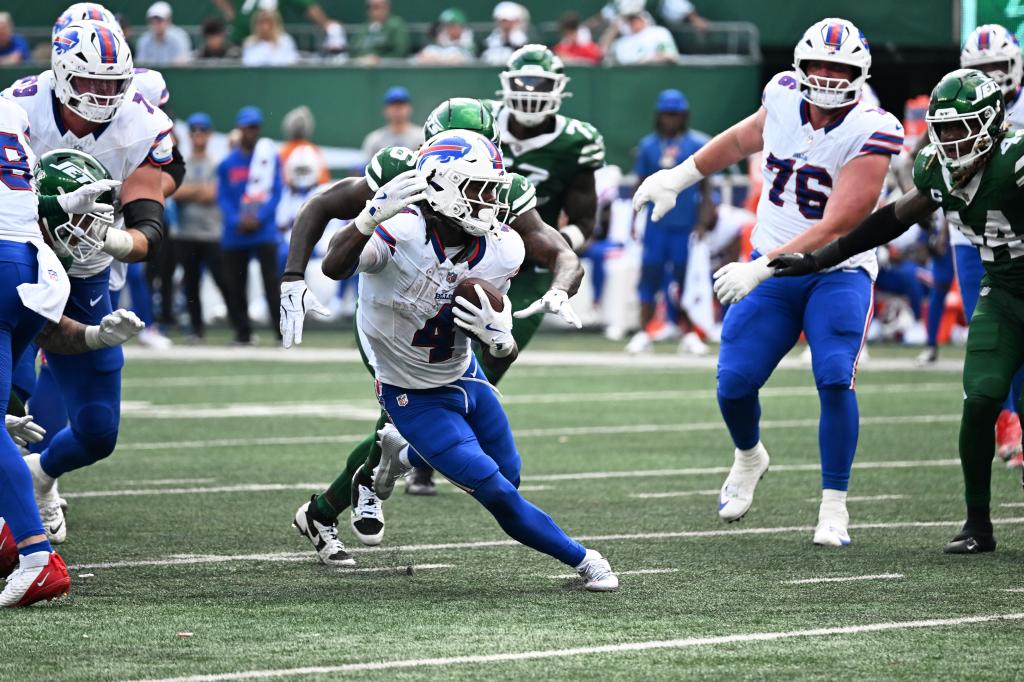 Jets’ run defense shredded as Bills rush for 224 yards in 30-10 loss