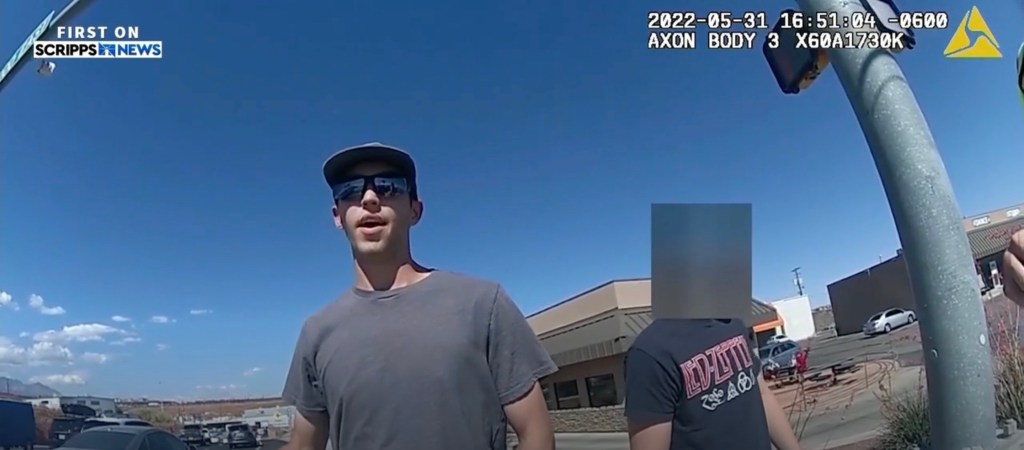 Police bodycam shows Tyler Robinson in 2022 fender-bender before Charlie Kirk shooting