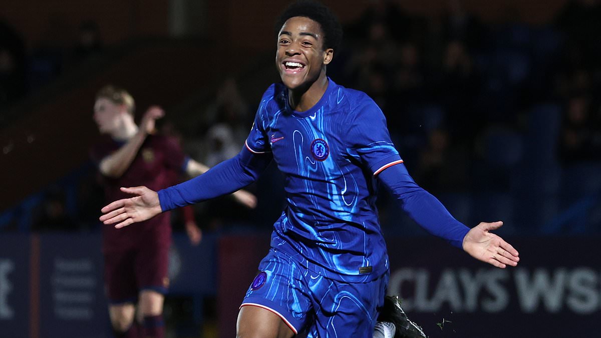 Chelsea winger Ryan Kavuma-McQueen scores four as England U17s edge Germany 7-5