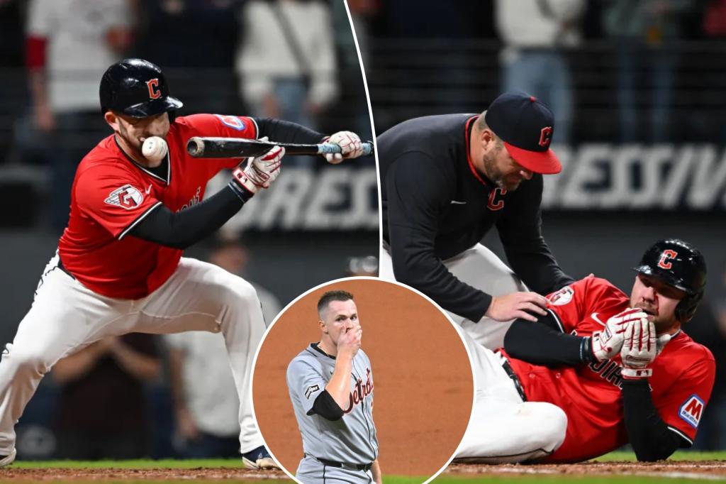 Guardians rally past Tigers as Fry injury overshadows win; Cleveland ties for AL Central lead