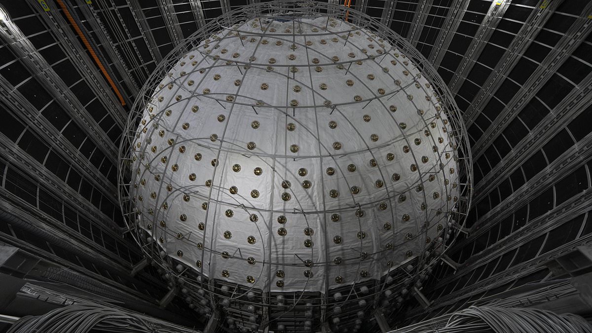 China's deep underground neutrino detector aims to unlock neutrino mass hierarchy