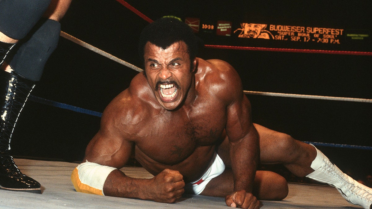 Rocky Johnson in the ring