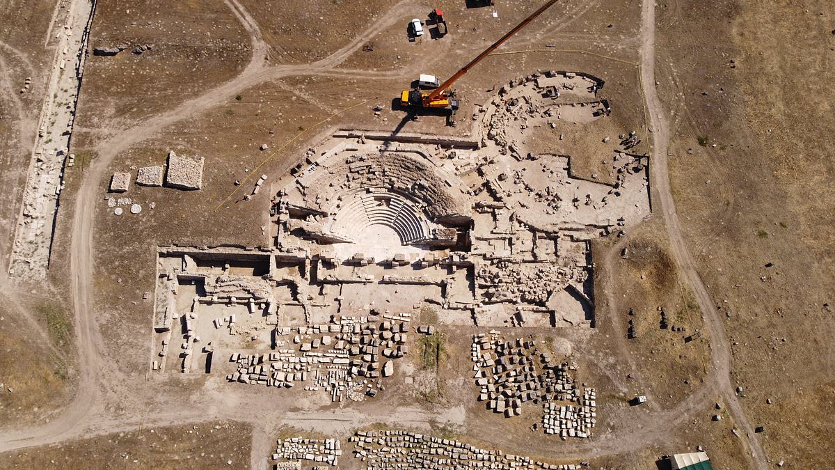 Roman council hall in Laodicea yields early Christian symbols tied to Book of Revelation