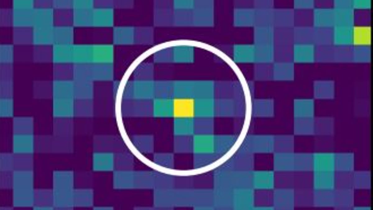 TESS archival frames showing increased brightness of 3I/ATLAS