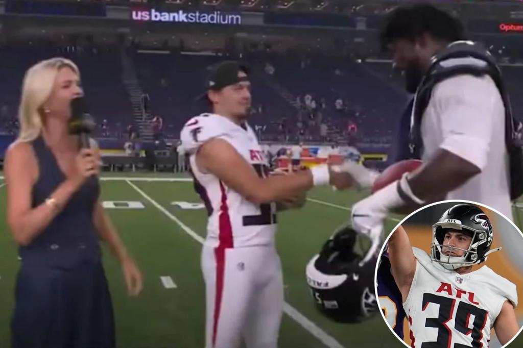 Parker Romo hits five field goals for Falcons, admits he didn’t know a teammate during postgame TV interview