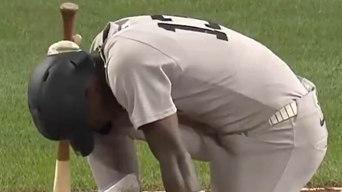 Jazz Chisholm fouls ball into groin as Yankees roll to 7-0 win over Orioles