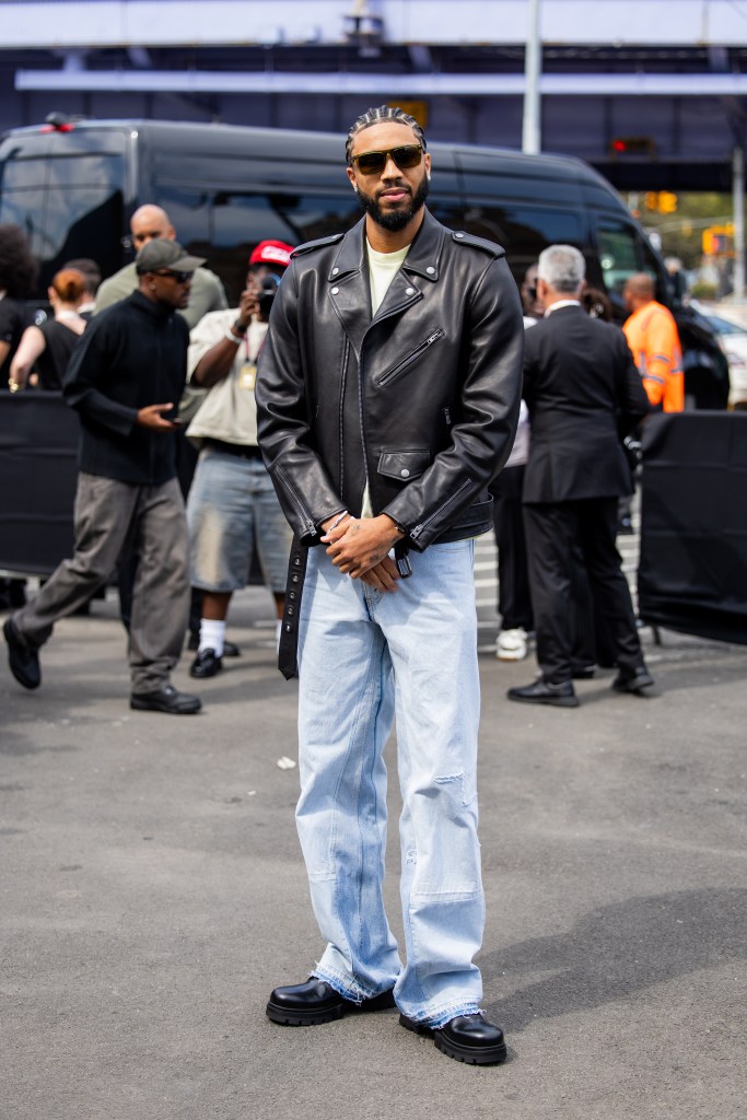 Jayson Tatum at New York Fashion Week