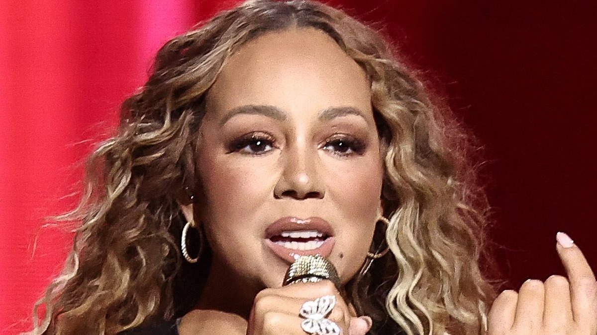 Mariah Carey wears latex mini dress at iHeartRadio Festival in Vegas amid VMAs controversy