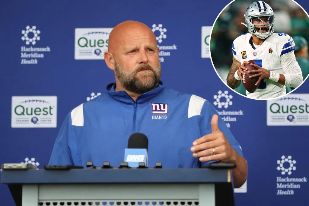 Giants and Cowboys imagery collage