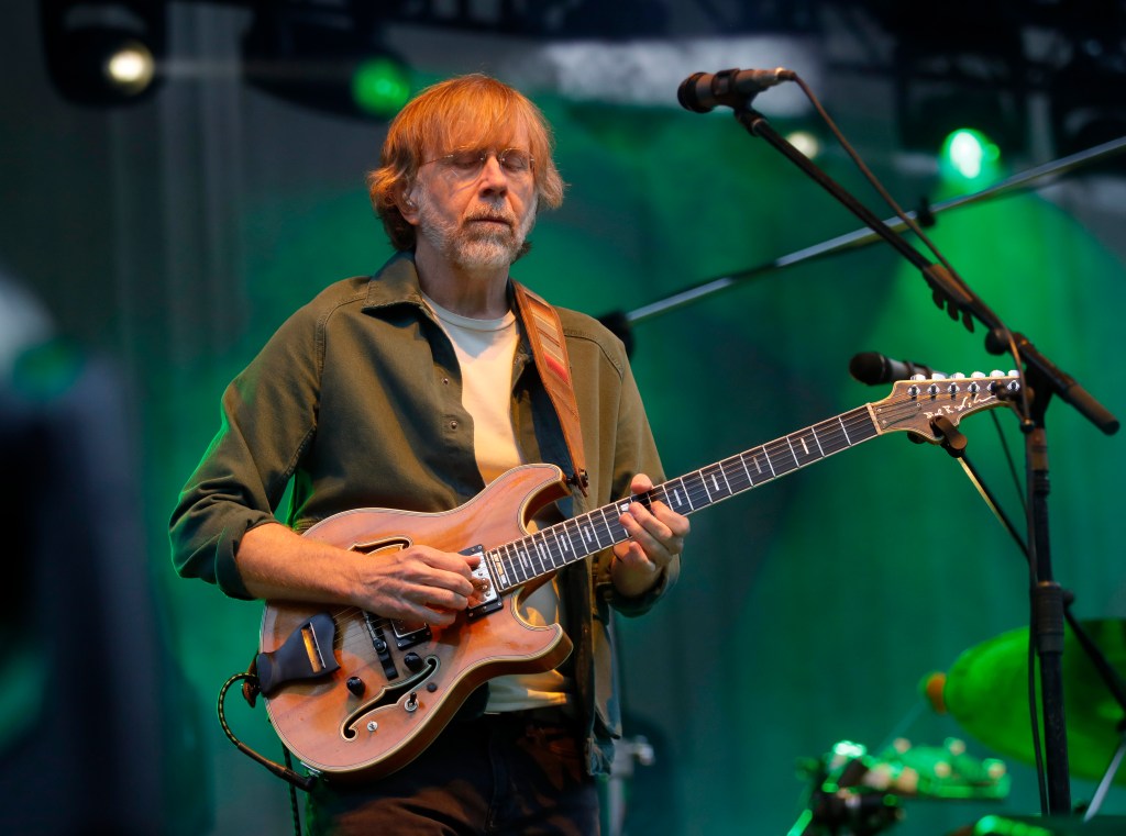 Trey Anastasio performing on stage