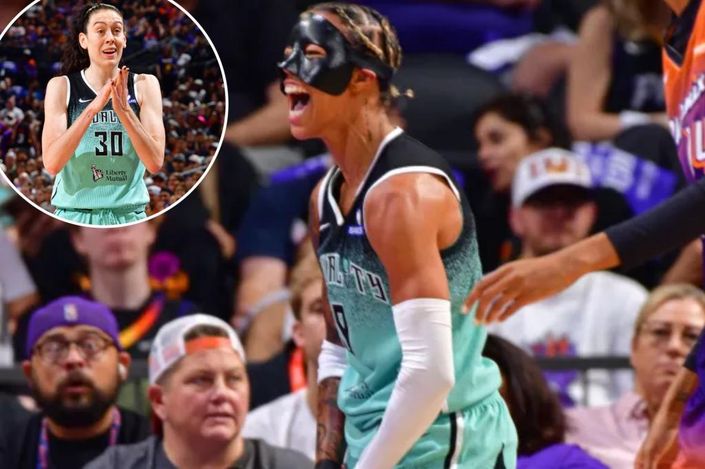 Liberty rally in OT to top Mercury 76-69 in Game 1