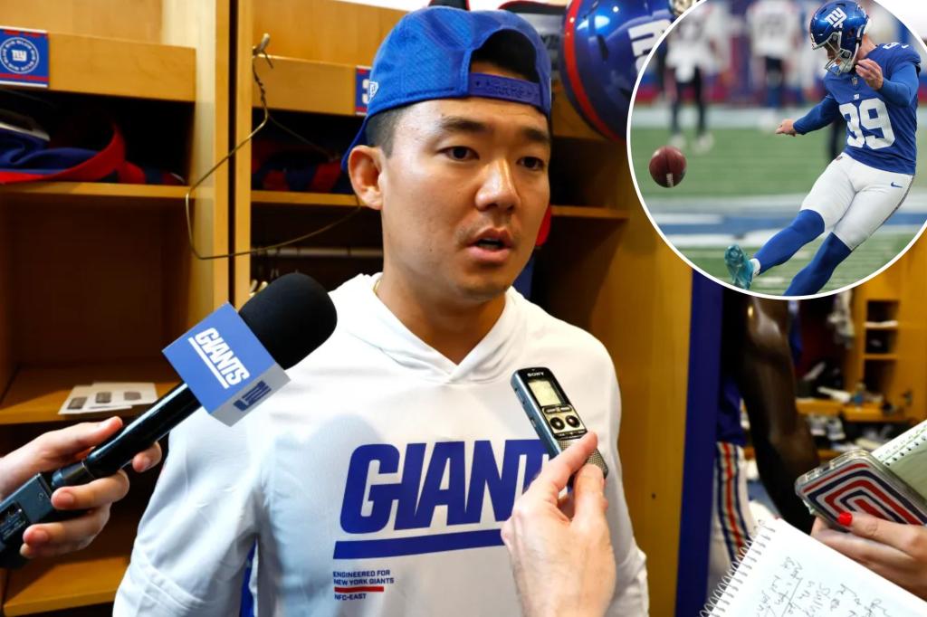 Giants turn to Younghoe Koo to handle kicking duties amid McAtamney competition