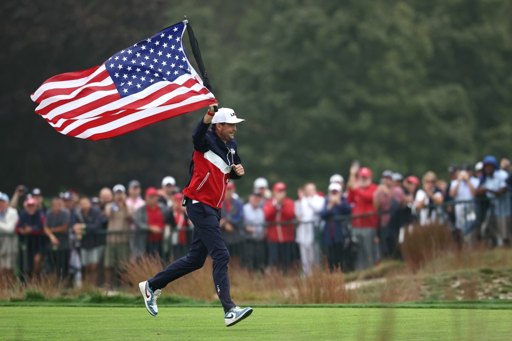 Keegan Bradley practice image