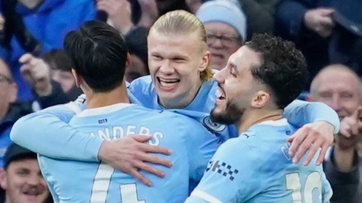 Haaland brace helps City beat West Ham 3-0; Cherki shines as Guardiola keeps tight reins
