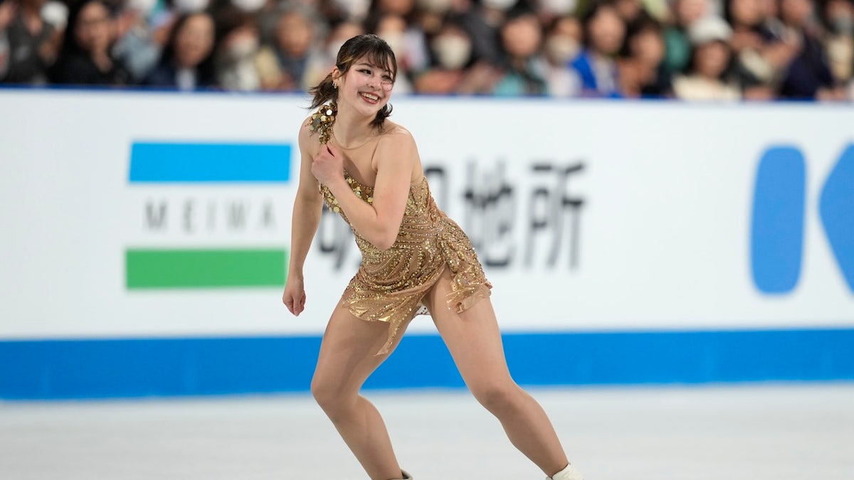 Alysa Liu in practice