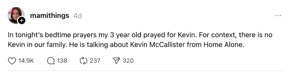 Kids and family laughs