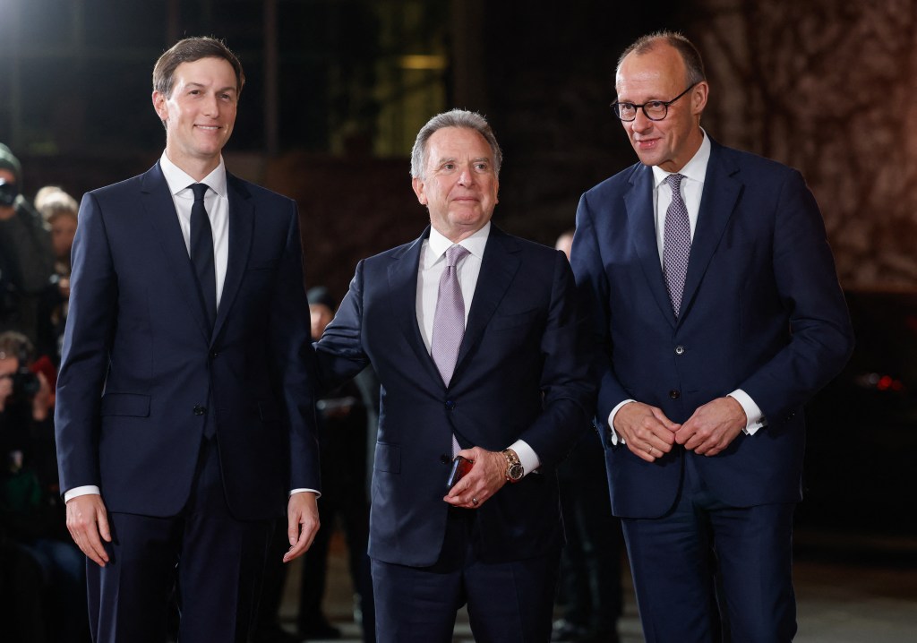 Chancellery Berlin with Kushner and Witkoff
