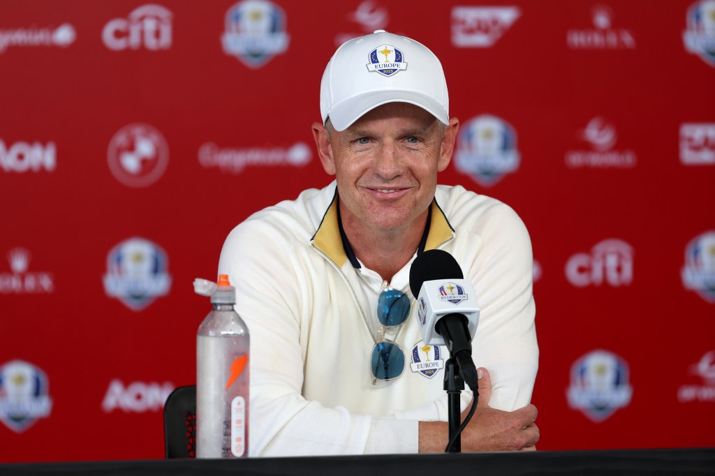 Captain Luke Donald Team Europe