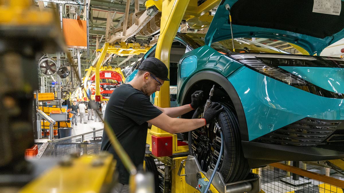 Electric Nissan Leaf production begins at Sunderland as plant’s fate hinges on EV sales