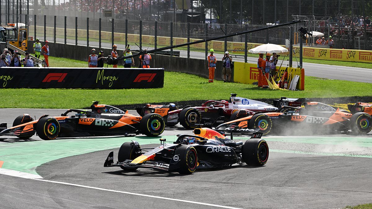 Norris Brands Verstappen an 'Idiot' After Chaotic Start to Italian Grand Prix; Hulkenberg Retires Before Race