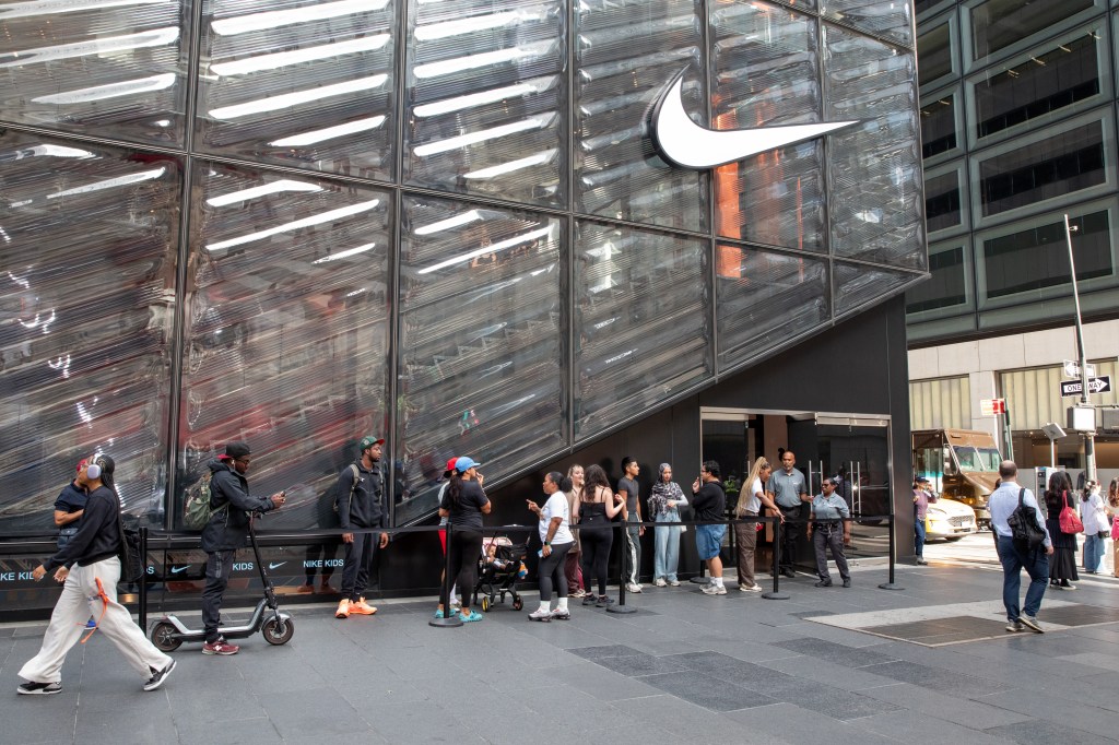 Nike x SKIMS pop-up at NY Public Library